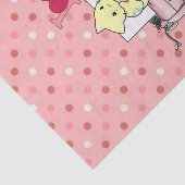 Gewebe Papier rosa Schreibmaschine Kätzchen Katzen (Ausschnitt)