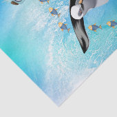 Gewebe Papier Seagull Fisch Vogelwelt Ozeanwelle (Ausschnitt)