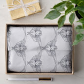 Gewebe-PapierANGELN IN BLAU UND WEISS Seidenpapier (Geschenk)