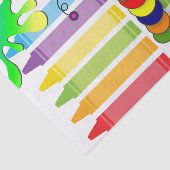 Gewebe Papierfarben Crayons Worm Seidenpapier (Ausschnitt)