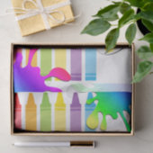 Gewebe Papierfarben Crayons Worm Seidenpapier (Geschenk)