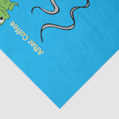 Gewebe Papierfrösche vor und nach dem Kaffee Seidenpapier (Ausschnitt)