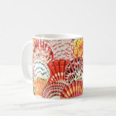 Gewebe Philip Jacobs Kamm-Muschel-Muschel-Tasse Kaffeetasse (Vorderseite Links)