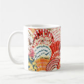 Gewebe Philip Jacobs Kamm-Muschel-Muschel-Tasse Kaffeetasse (Links)