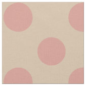 Gewebe: Rosa u. hellrosa Tupfen Stoff (Nahaufnahme)