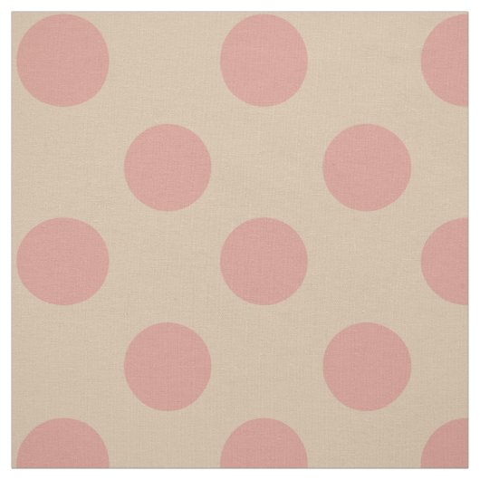 Gewebe: Rosa u. hellrosa Tupfen Stoff (Muster)