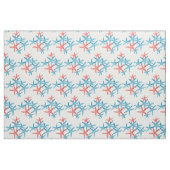 Gewebe Seestarfish-Schneeflocke Weihnachten Stoff (Fat Quarter (45,7 x 55,9 cm))