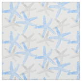 Gewebe Seestarfish-Strandblau Stoff (Muster)