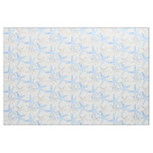 Gewebe Seestarfish-Strandblau Stoff (Fat Quarter (45,7 x 55,9 cm))