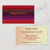 Gewebe-Speicher-Visitenkarte Visitenkarte (Vorne/Hinten)