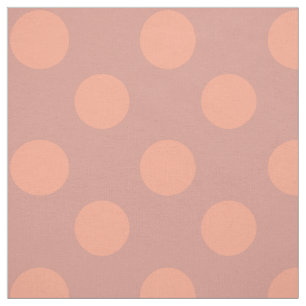 Gewebe: Staubige Rosa- u. Pfirsich-Tupfen Stoff
