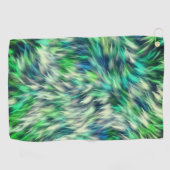 Gewebe Textur Grüne Pelze Design-68745 Golfhandtuch (Horizontal)
