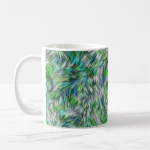 Gewebe Textur Grüne Pelze Design-68745 Kaffeetasse