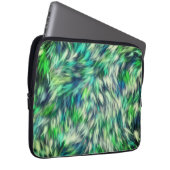 Gewebe Textur Grüne Pelze Design-68745 Laptopschutzhülle (Vorne Rechts)