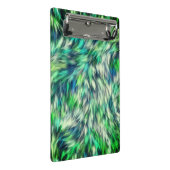 Gewebe Textur Grüne Pelze Design-68745 Mini Klemmbrett (Schrägansicht)