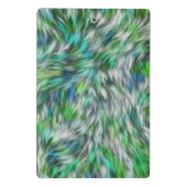 Gewebe Textur Grüne Pelze Design-68745 Mini Klemmbrett (Rückseite)