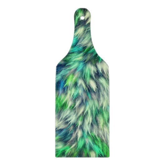 Gewebe Textur Grüne Pelze Design-68745 Schneidebrett (Vorderseite)