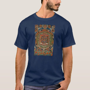 Gewebe-Tibetaner Bardo Thangka Philip Jacobs T-Shirt