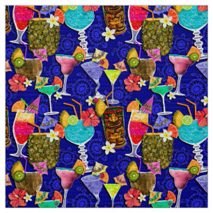 GEWEBE-TROPISCHES GETRÄNK-COCKTAIL-ALKOHOL STOFF