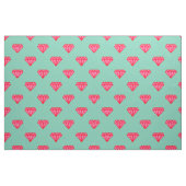 Gewebe: Türkis u. rosa Edelsteine Stoff (Fat Quarter (45,7 x 55,9 cm))