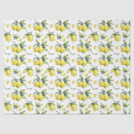 Gewebe und Dekopapier - Zitronenpapier Seidenpapier