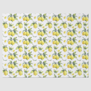 Gewebe und Dekopapier - Zitronenpapier Seidenpapier