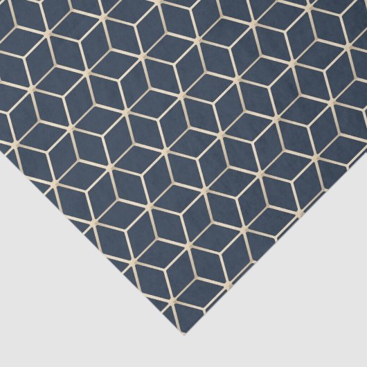 Gewebe und Entfärbung - Geometrisches Lilac-Silber Seidenpapier (Ausschnitt)