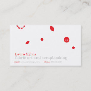 Gewebe und Gewebe Visitenkarte