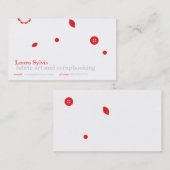 Gewebe und Gewebe Visitenkarte (Vorne/Hinten)