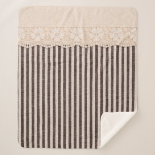 Gewebe und Spitzen für den Hintergrund Sherpadecke