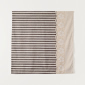 Gewebe und Spitzen für den Hintergrund Wandteppich (Vorderseite (Horizontal))