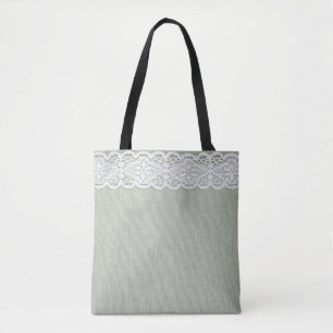 Gewebe und Spitzen  Tasche