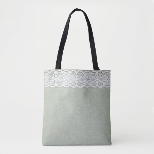 Gewebe und Spitzen Tasche (Vorderseite)