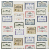 Gewebe - Wall Street-Markt-Zertifikate Stoff (Nahaufnahme)