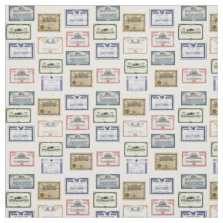 Gewebe - Wall Street-Markt-Zertifikate Stoff