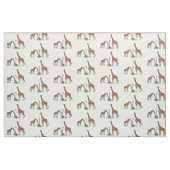 Gewebe-Weihnachtengiraffen Stoff (Fat Quarter (45,7 x 55,9 cm))