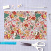 Gewebe - Weihnachtsdesign Seidenpapier (Handwerk)