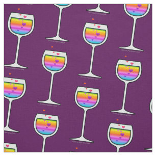 GEWEBE - WEIN-GLAS STOFF