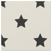 Gewebe: Weiß- u. Schwarzsterne Stoff (Nahaufnahme)