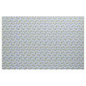 GEWEBE wunderliche Vogel-Blaubeerblaues Gelb Stoff (Yard (91,4 cm))