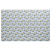 GEWEBE wunderliche Vogel-Blaubeerblaues Gelb Stoff (Fat Quarter (45,7 x 55,9 cm))