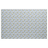 GEWEBE-WUNDERLICHES VOGEL-BLAUBEERblau-AQUARELL Stoff (Yard (91,4 cm))