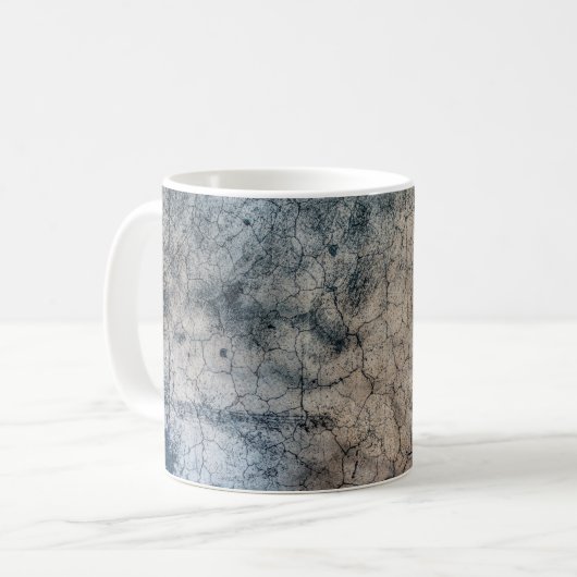 Gewebegrunge gebrochen kaffeetasse (Vorderseite Links)
