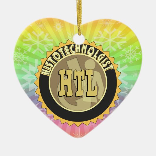 GEWEBELEHRE TECH HTL ABZEICHEN-HISTOTECHNOLOGIST KERAMIKORNAMENT (Vorne)