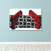 Gewebemalerei Leinwanddruck (Insitu (Holzboden))