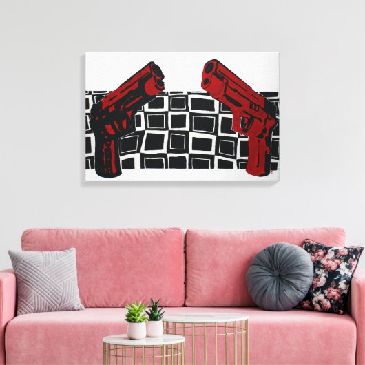 Gewebemalerei Leinwanddruck (Insitu (Wohnzimmer))