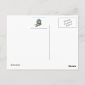 Gewebemuster Postkarte (Rückseite)