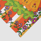 Gewebepapier 100 % Vegane Karottenerden Seidenpapier (Ausschnitt)