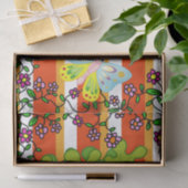 Gewebepapier 100 % Vegane Karottenerden Seidenpapier (Geschenk)