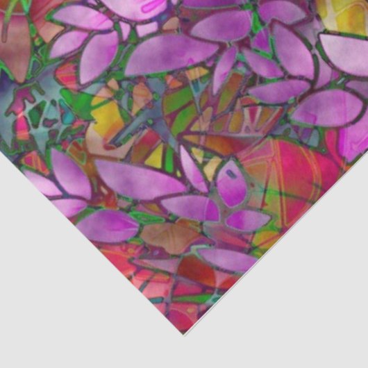 Gewebepapier Abstraktes Hartglas Seidenpapier (Ausschnitt)